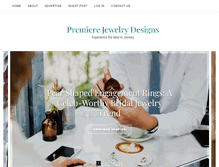 Tablet Screenshot of premierejewelrydesigns.com